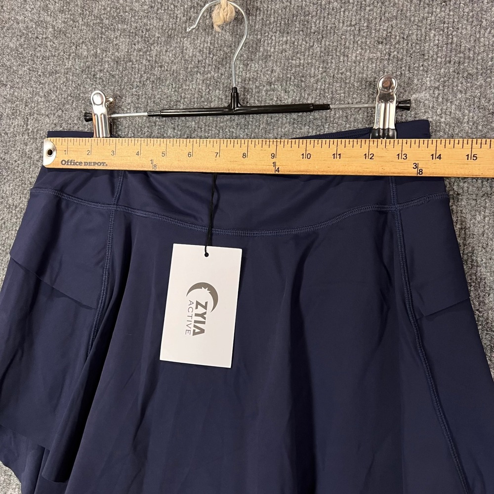 NEW Zyia Active Grand Slam Skirt Small Navy New Athletic Tennis Skort - Picture 4 of 7